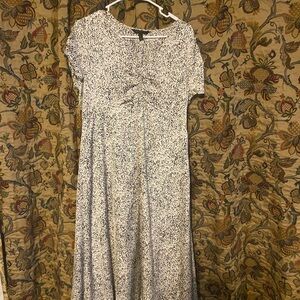 Banana Republic Ladies sz Large speckle midi dress NWOT